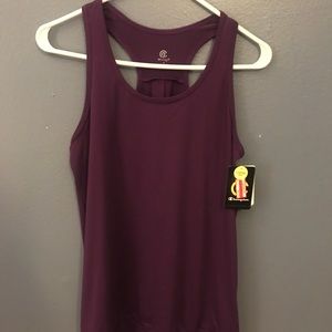 Plum racer back “loose fit” workout tank!